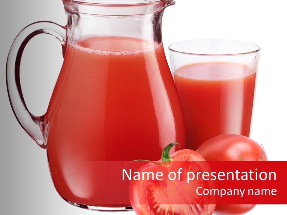 Beverage Nobody Green PowerPoint Template