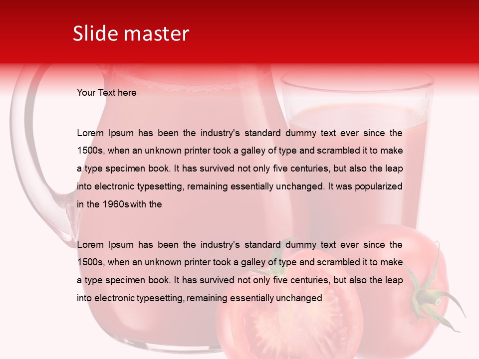 Beverage Nobody Green PowerPoint Template