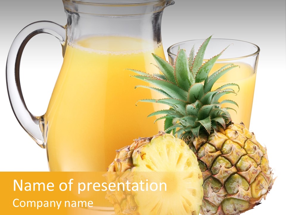 Jar Glass Liquid PowerPoint Template