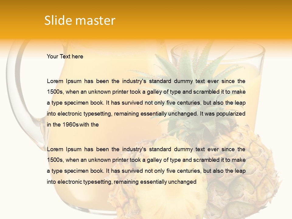 Jar Glass Liquid PowerPoint Template