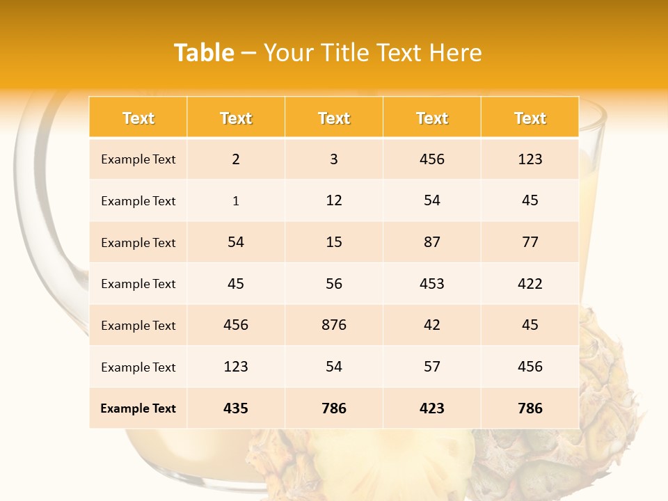 Jar Glass Liquid PowerPoint Template