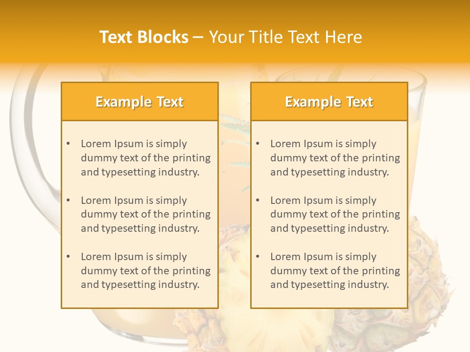 Jar Glass Liquid PowerPoint Template