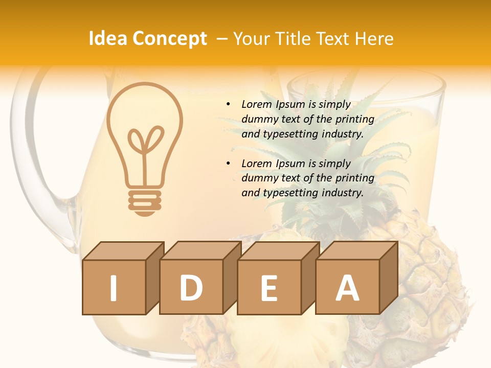 Jar Glass Liquid PowerPoint Template