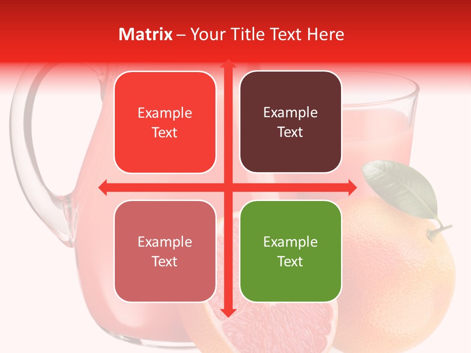 Glass Glassware Jug PowerPoint Template