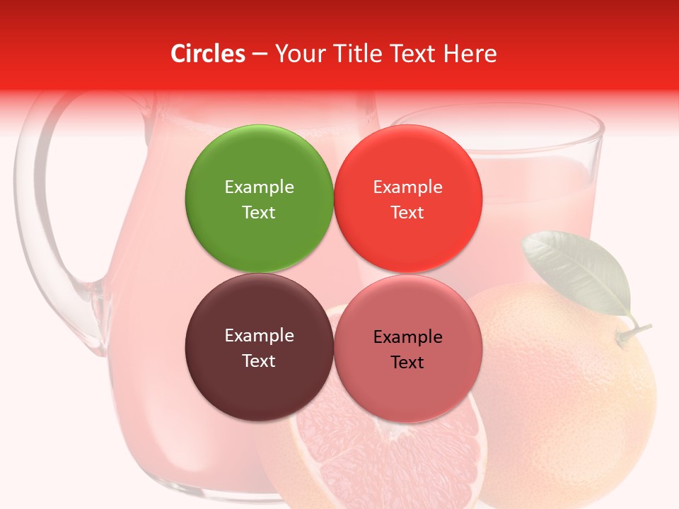 Glass Glassware Jug PowerPoint Template