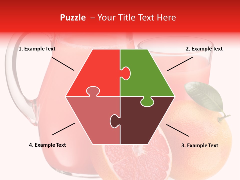 Glass Glassware Jug PowerPoint Template