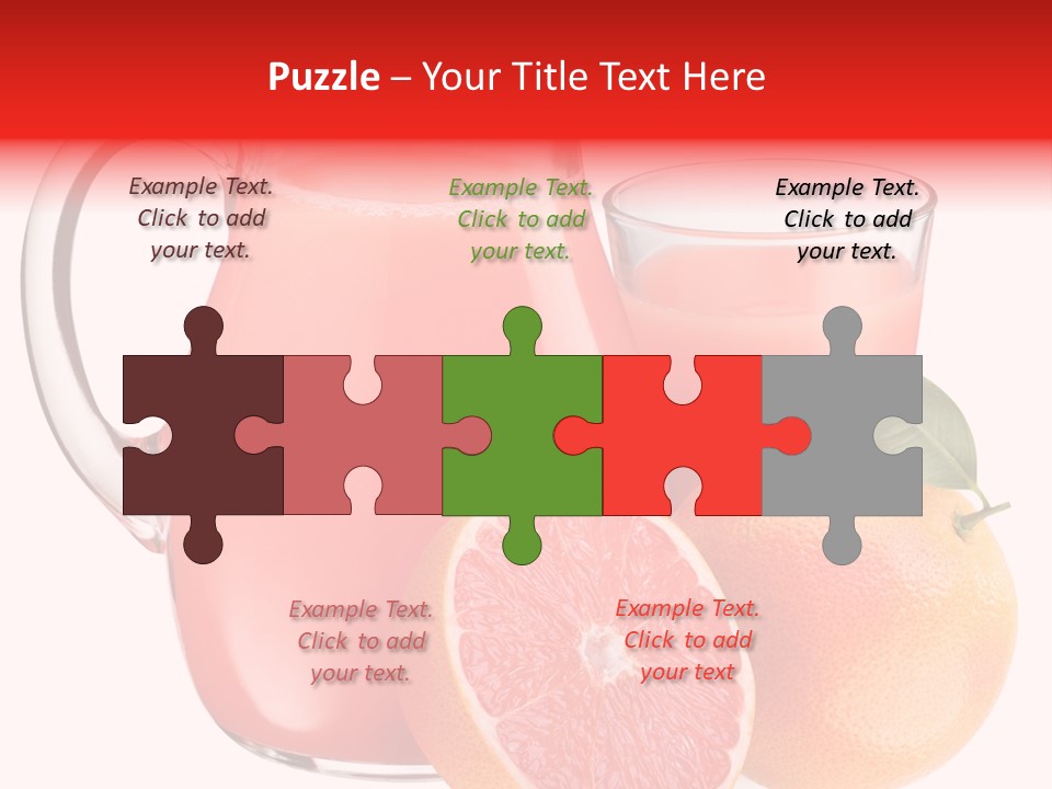 Glass Glassware Jug PowerPoint Template