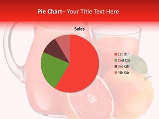 Glass Glassware Jug PowerPoint Template