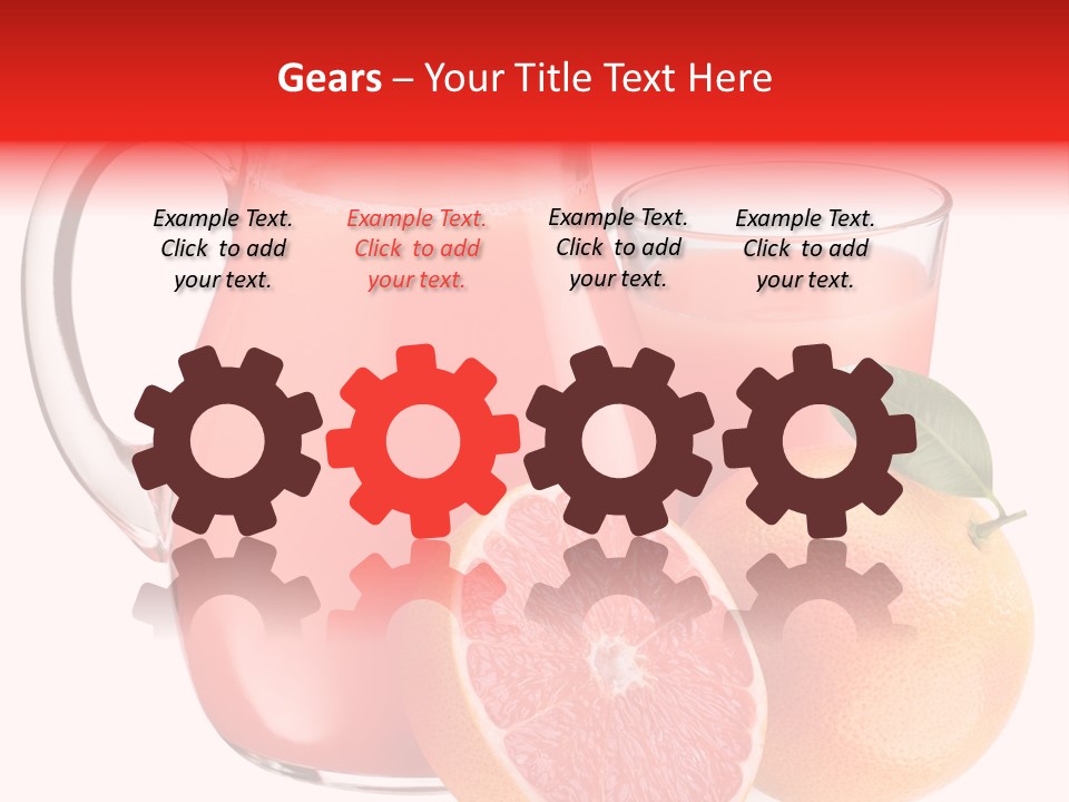 Glass Glassware Jug PowerPoint Template