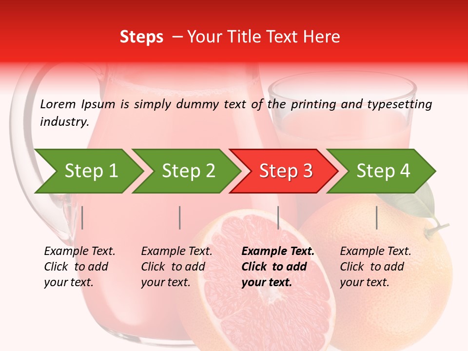 Glass Glassware Jug PowerPoint Template