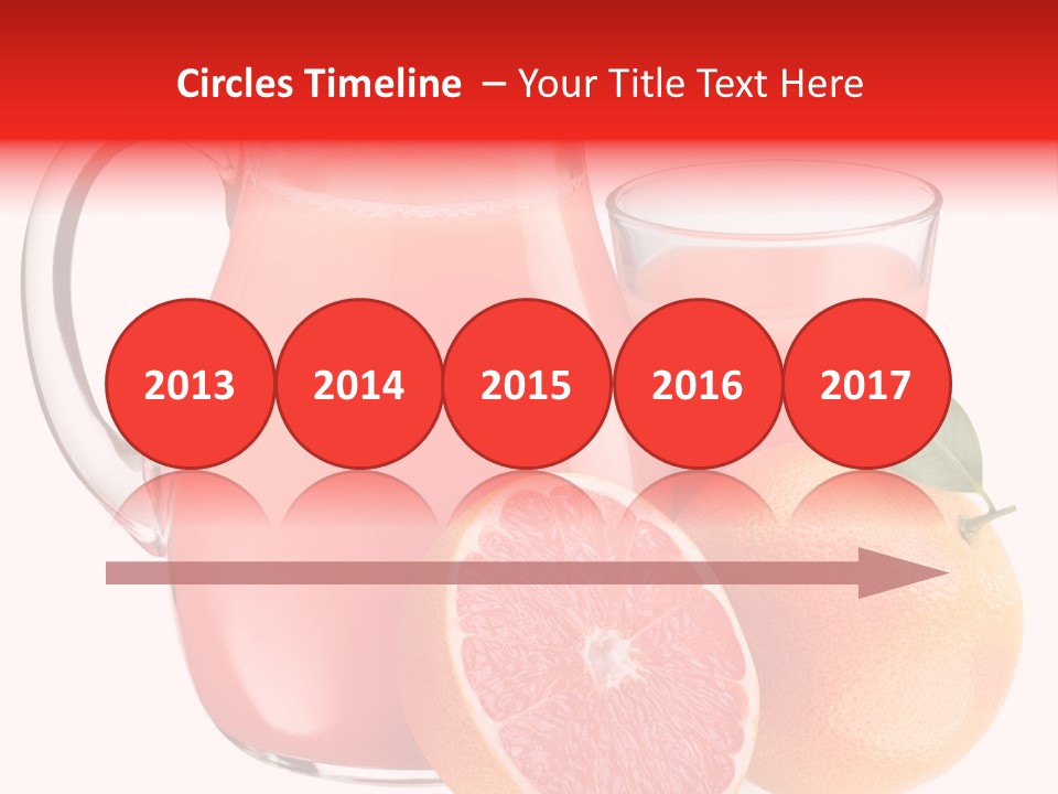 Glass Glassware Jug PowerPoint Template