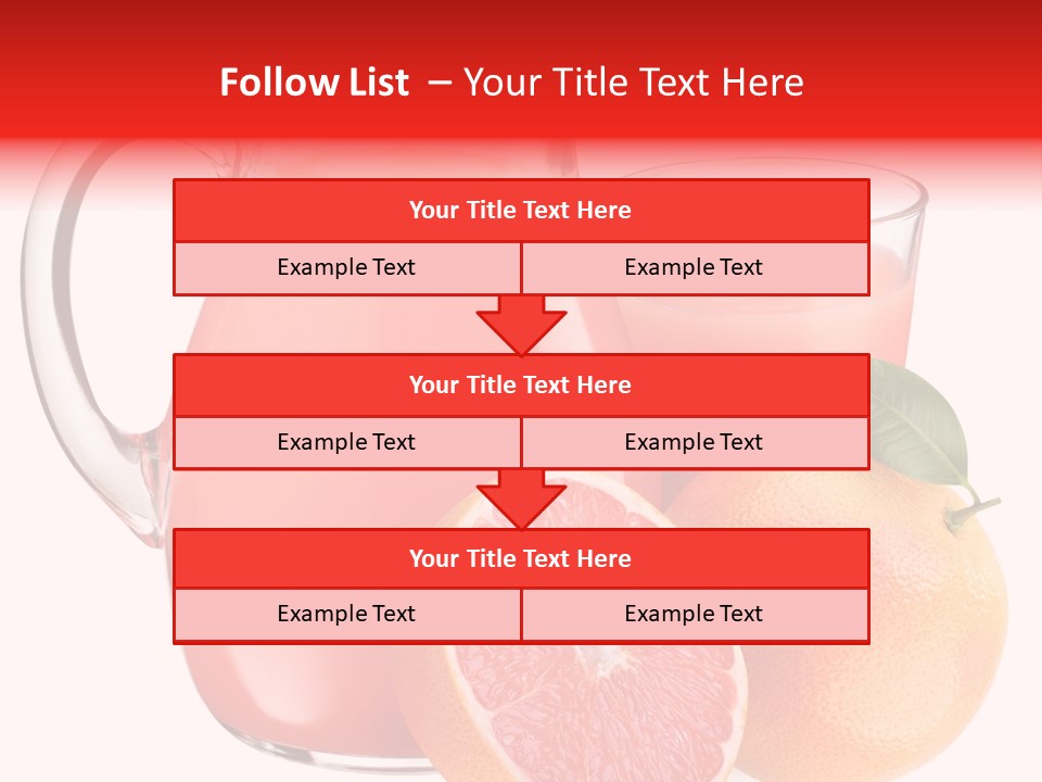 Glass Glassware Jug PowerPoint Template