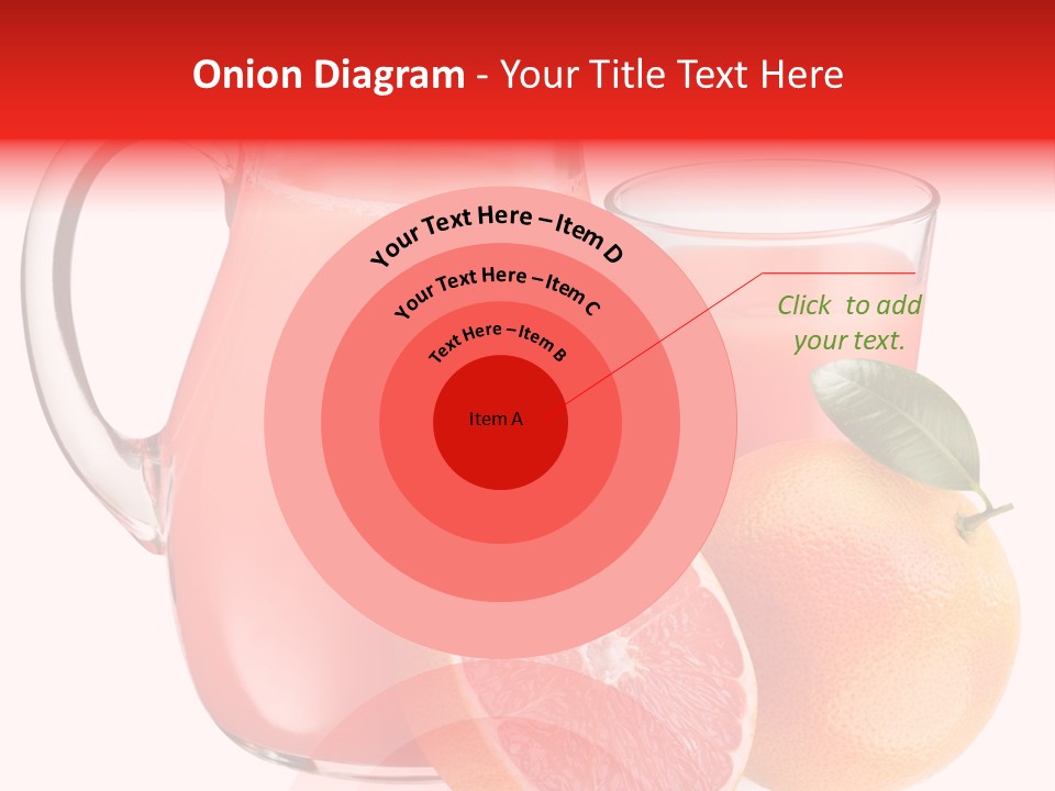 Glass Glassware Jug PowerPoint Template