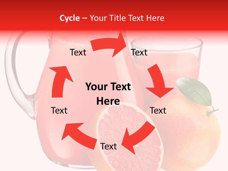 Glass Glassware Jug PowerPoint Template