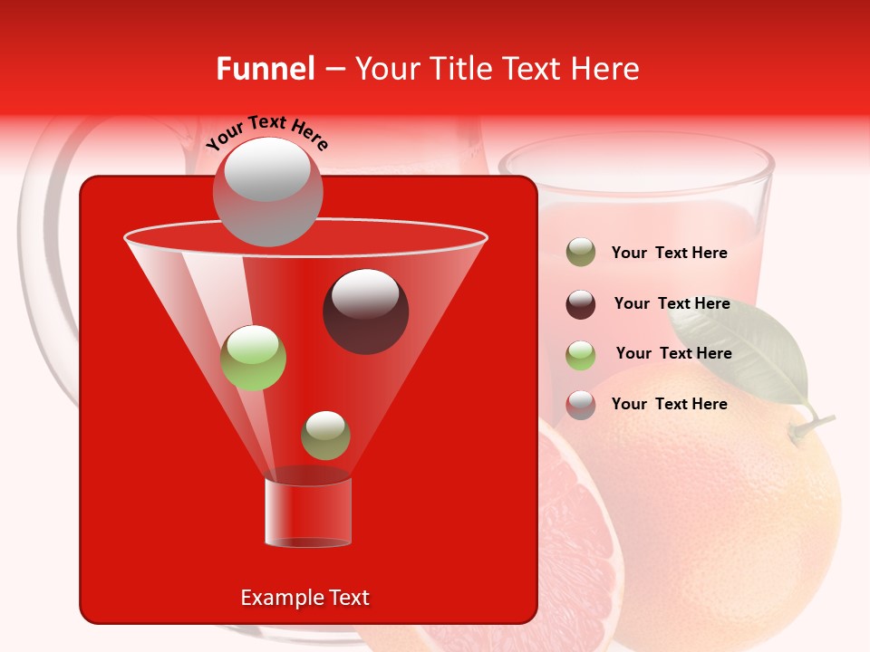 Glass Glassware Jug PowerPoint Template