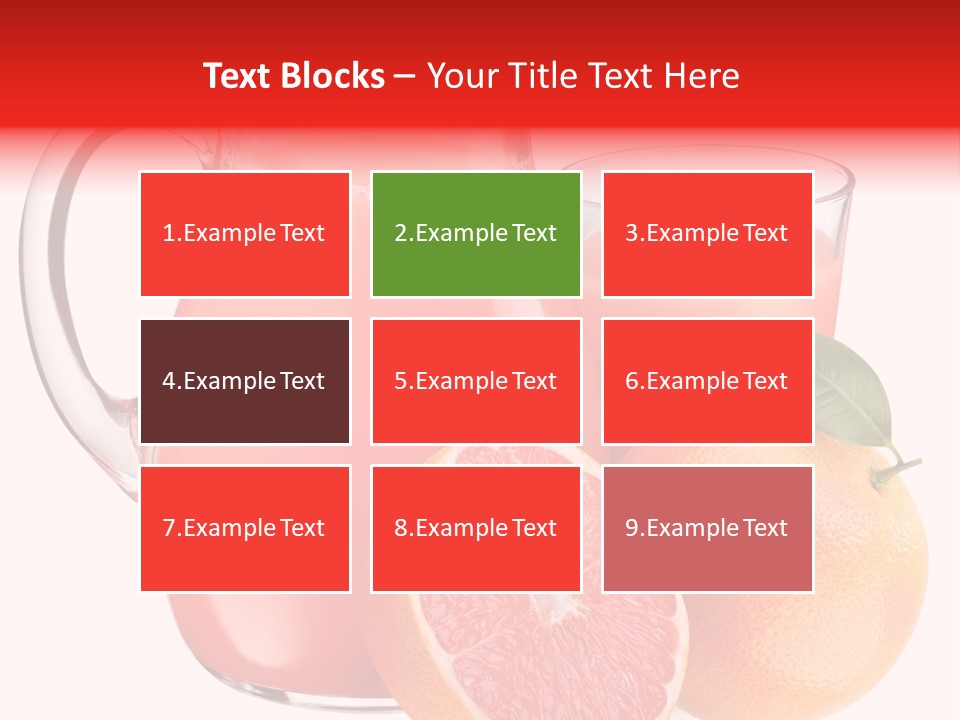 Glass Glassware Jug PowerPoint Template