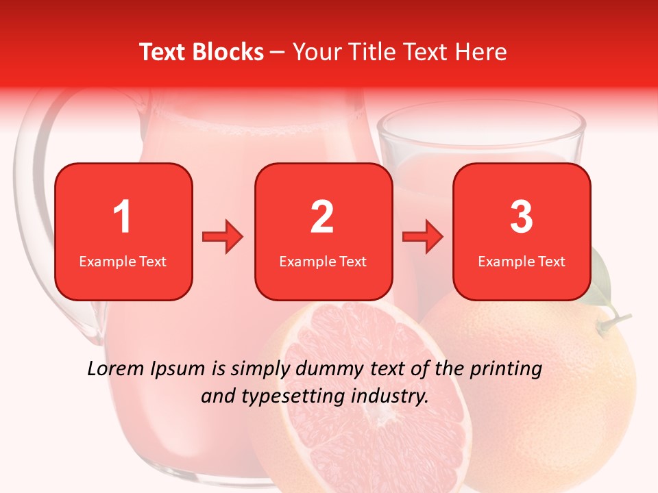 Glass Glassware Jug PowerPoint Template