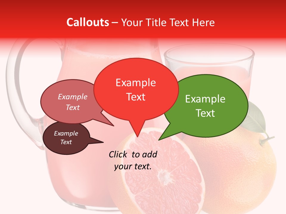 Glass Glassware Jug PowerPoint Template