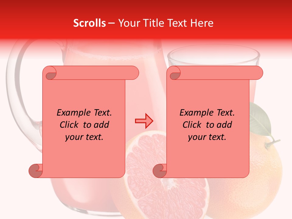 Glass Glassware Jug PowerPoint Template