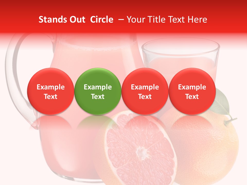 Glass Glassware Jug PowerPoint Template