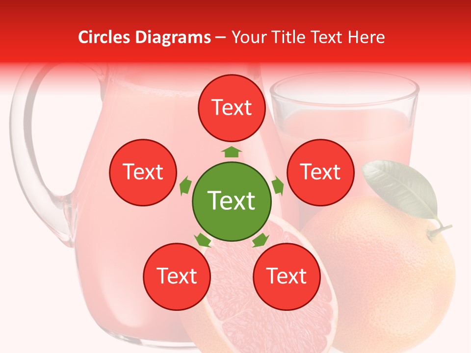 Glass Glassware Jug PowerPoint Template