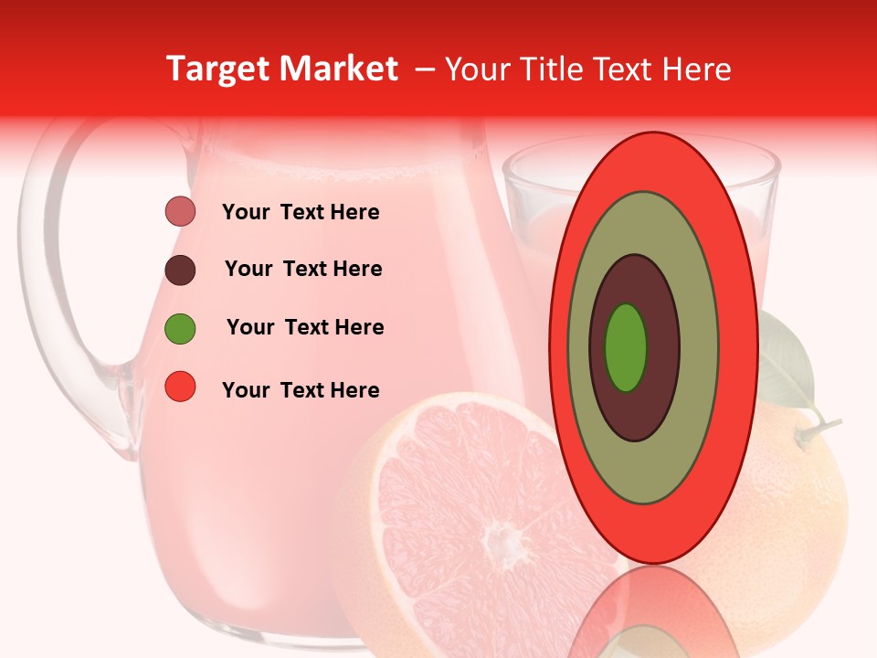 Glass Glassware Jug PowerPoint Template