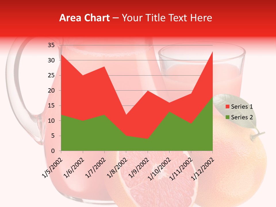 Glass Glassware Jug PowerPoint Template