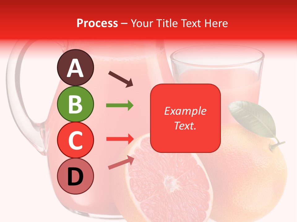 Glass Glassware Jug PowerPoint Template