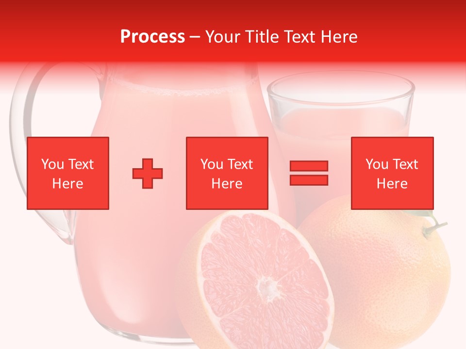 Glass Glassware Jug PowerPoint Template