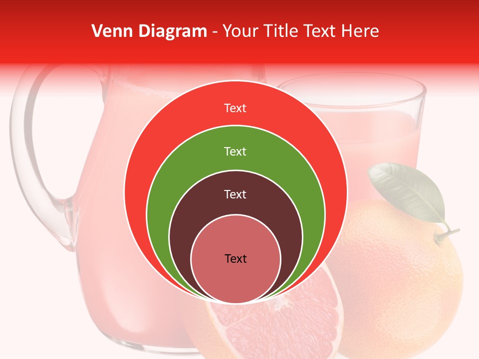 Glass Glassware Jug PowerPoint Template