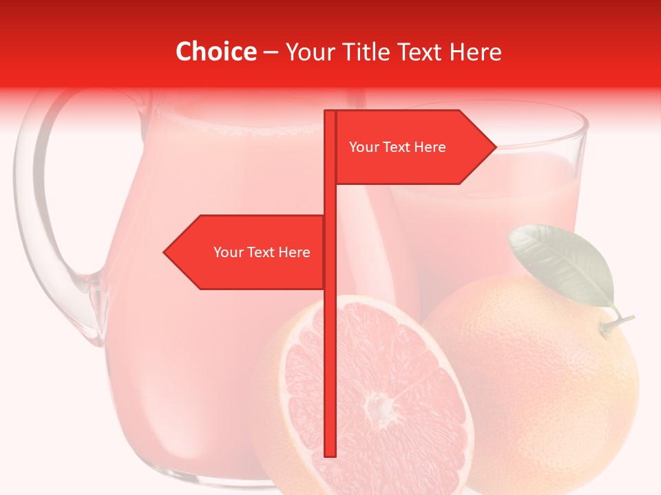 Glass Glassware Jug PowerPoint Template