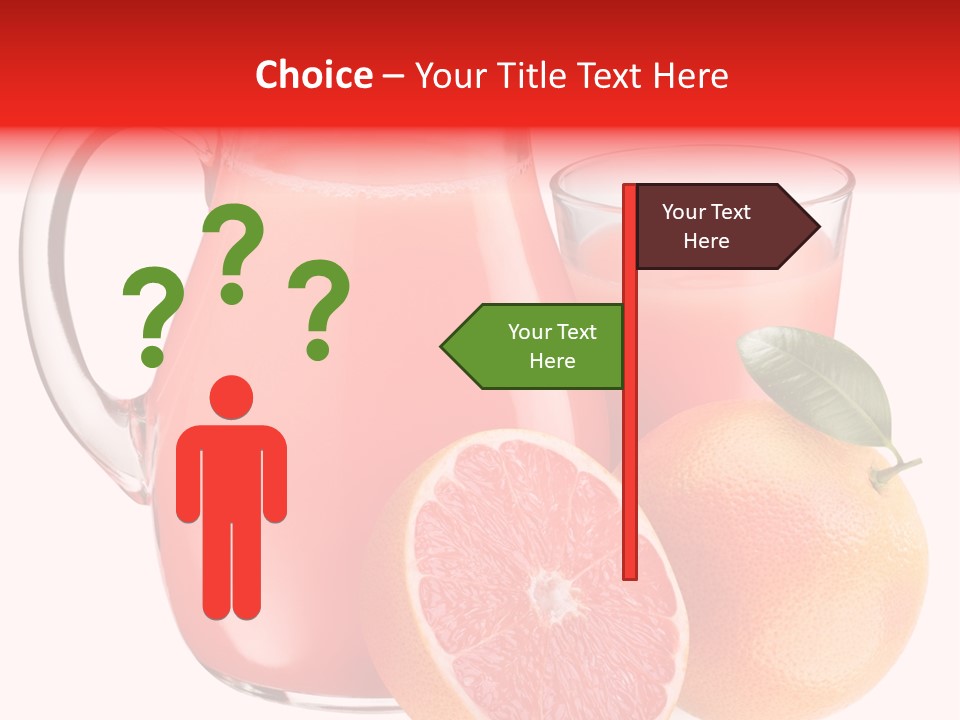 Glass Glassware Jug PowerPoint Template