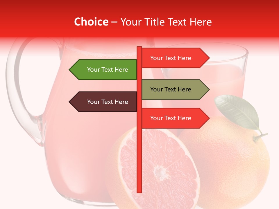 Glass Glassware Jug PowerPoint Template