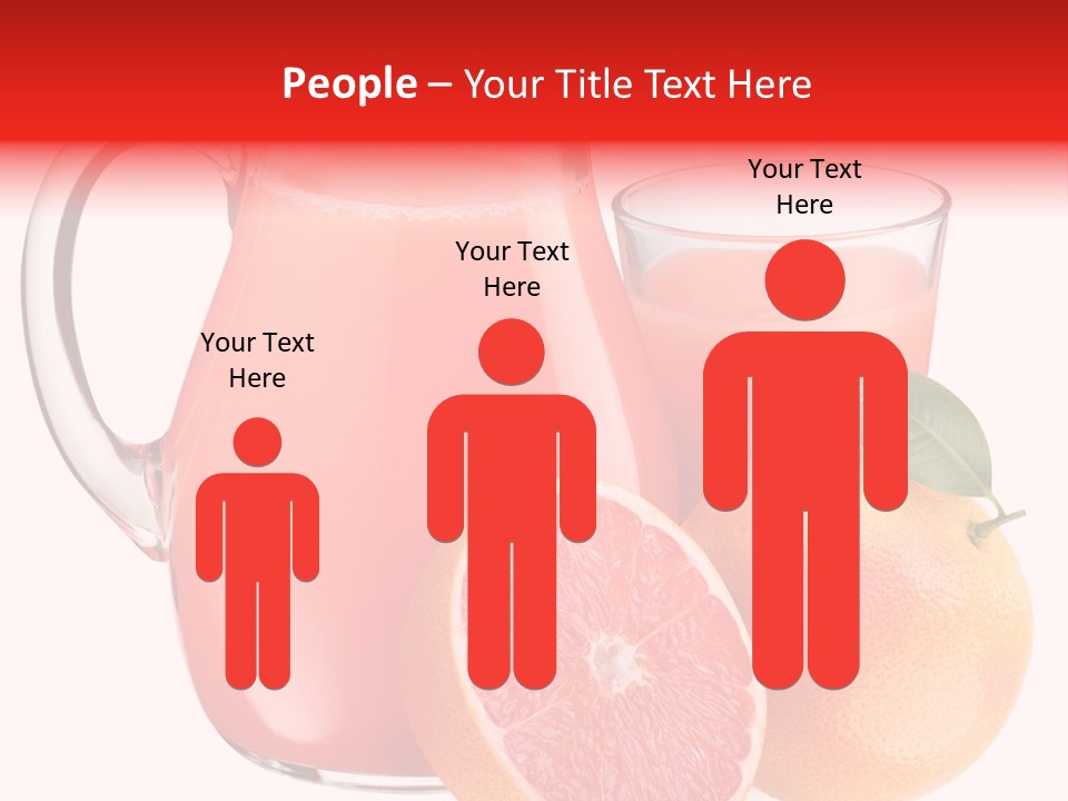 Glass Glassware Jug PowerPoint Template