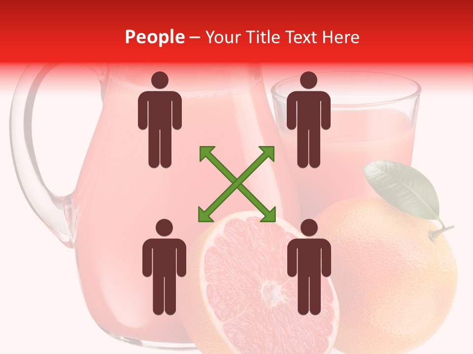 Glass Glassware Jug PowerPoint Template