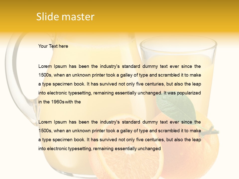 Health Food Piece PowerPoint Template