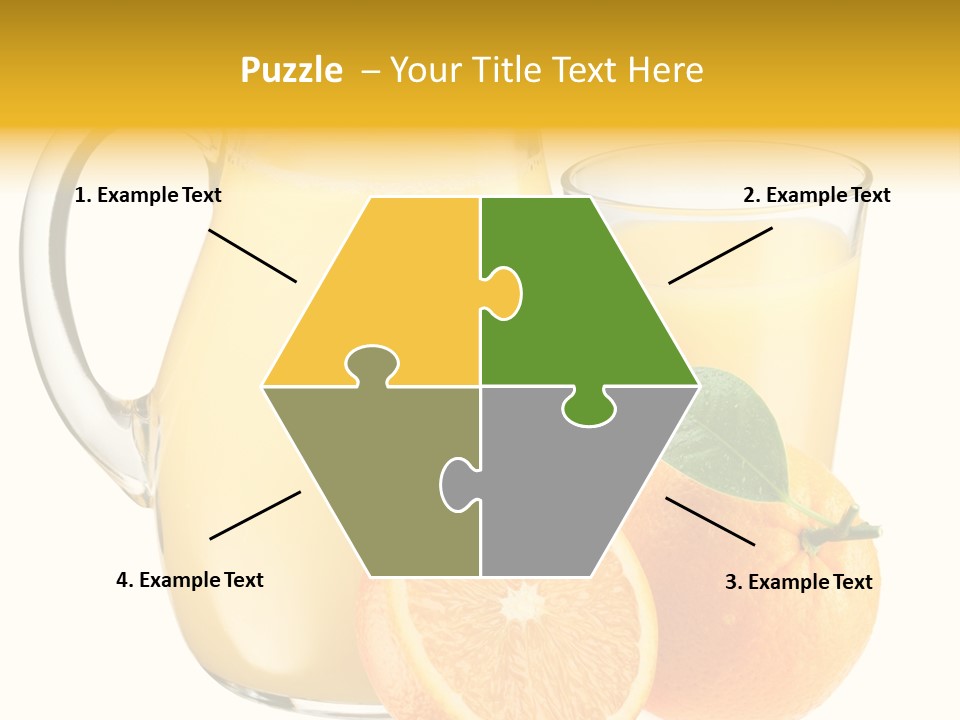 Health Food Piece PowerPoint Template