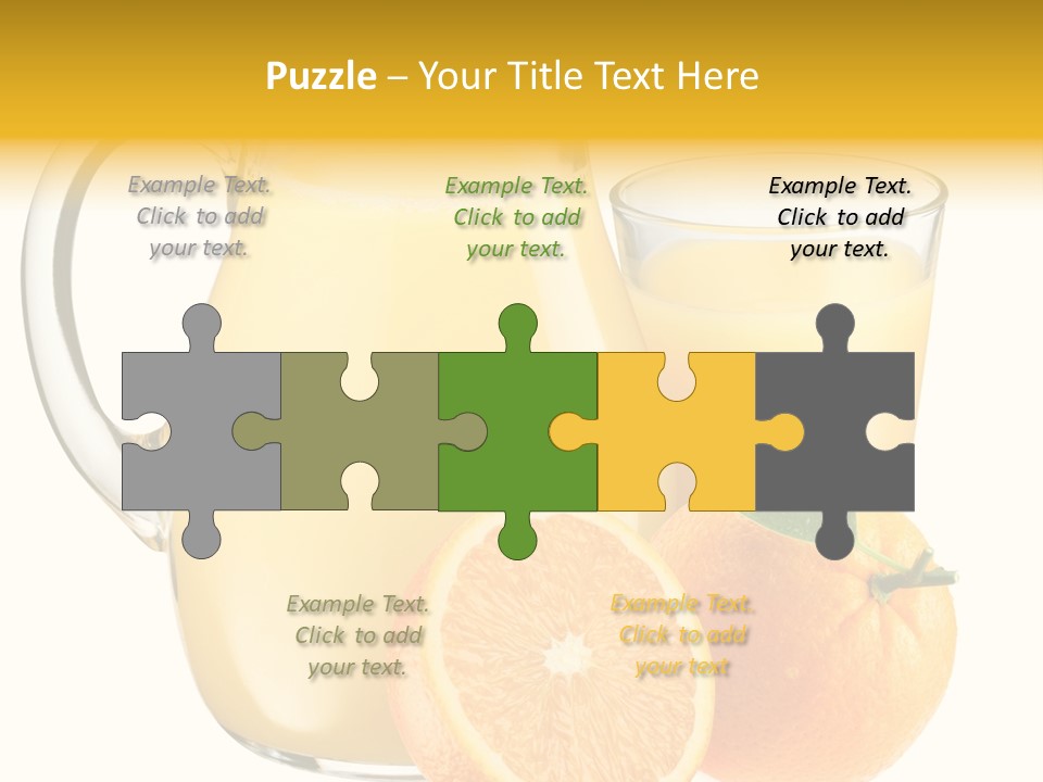 Health Food Piece PowerPoint Template