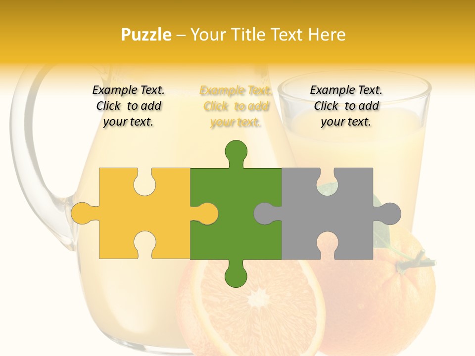 Health Food Piece PowerPoint Template