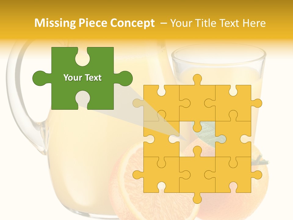 Health Food Piece PowerPoint Template