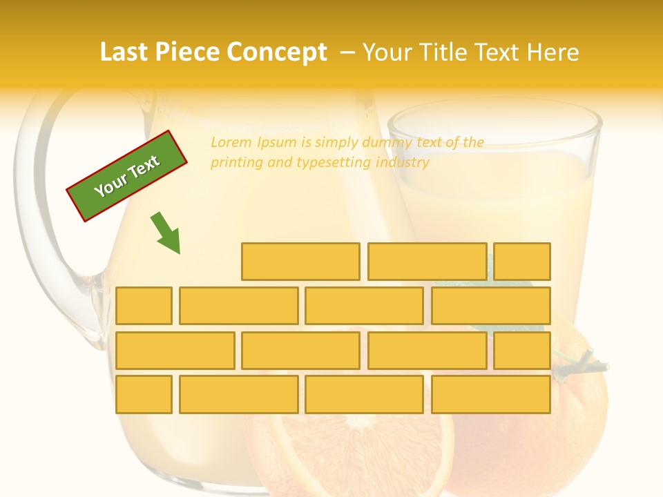 Health Food Piece PowerPoint Template