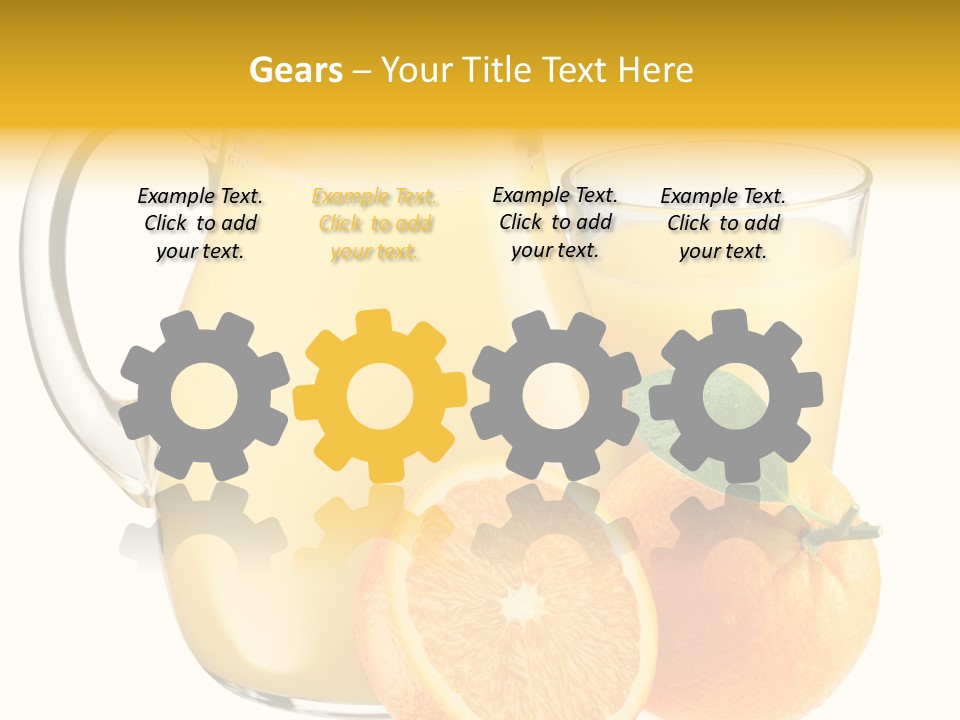 Health Food Piece PowerPoint Template