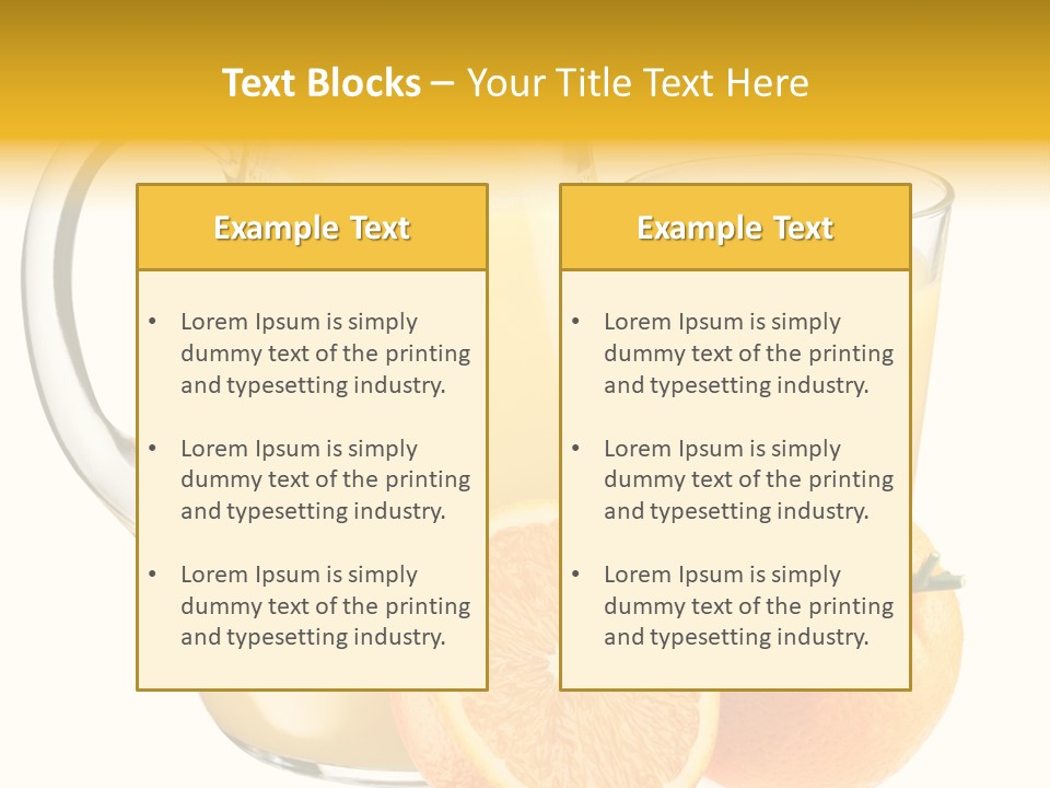 Health Food Piece PowerPoint Template