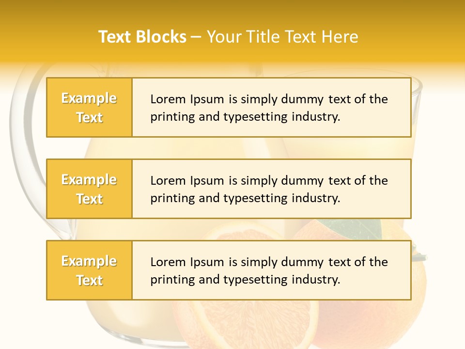 Health Food Piece PowerPoint Template