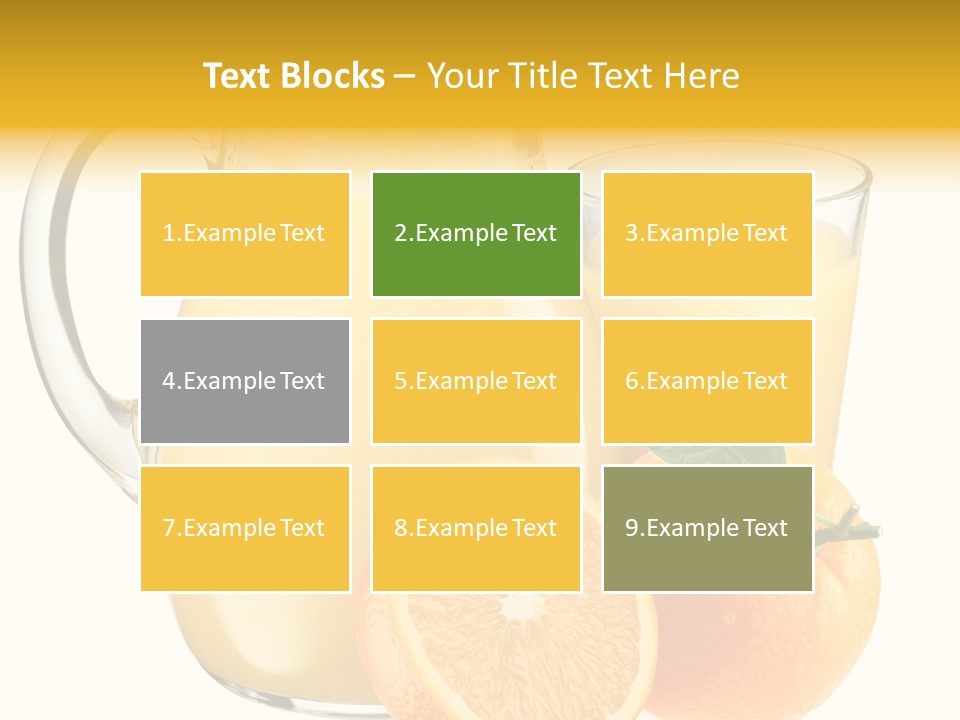 Health Food Piece PowerPoint Template