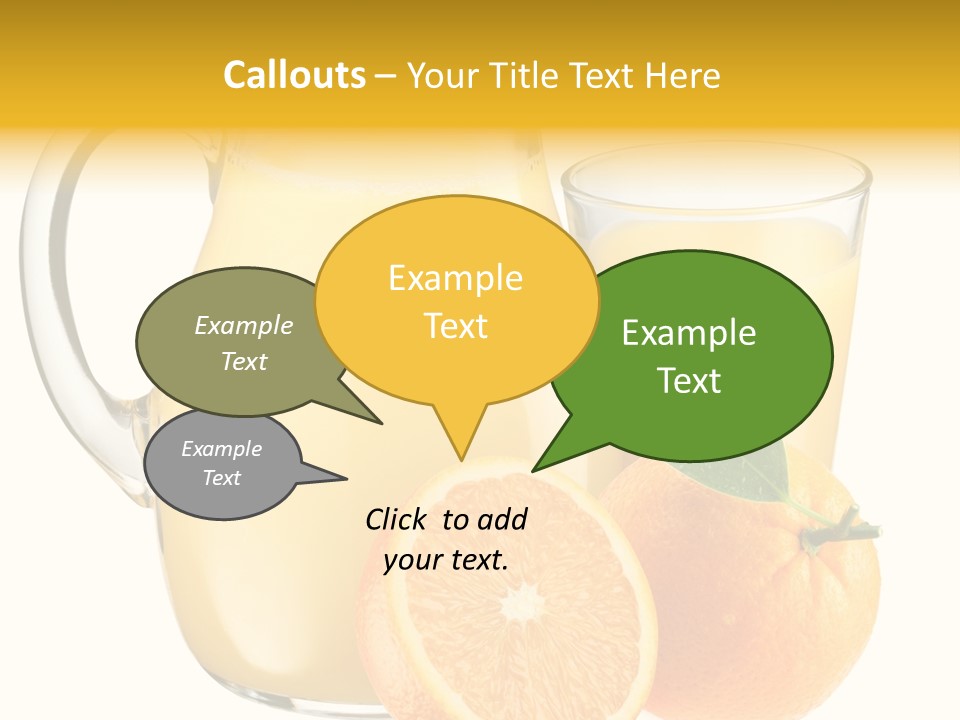 Health Food Piece PowerPoint Template