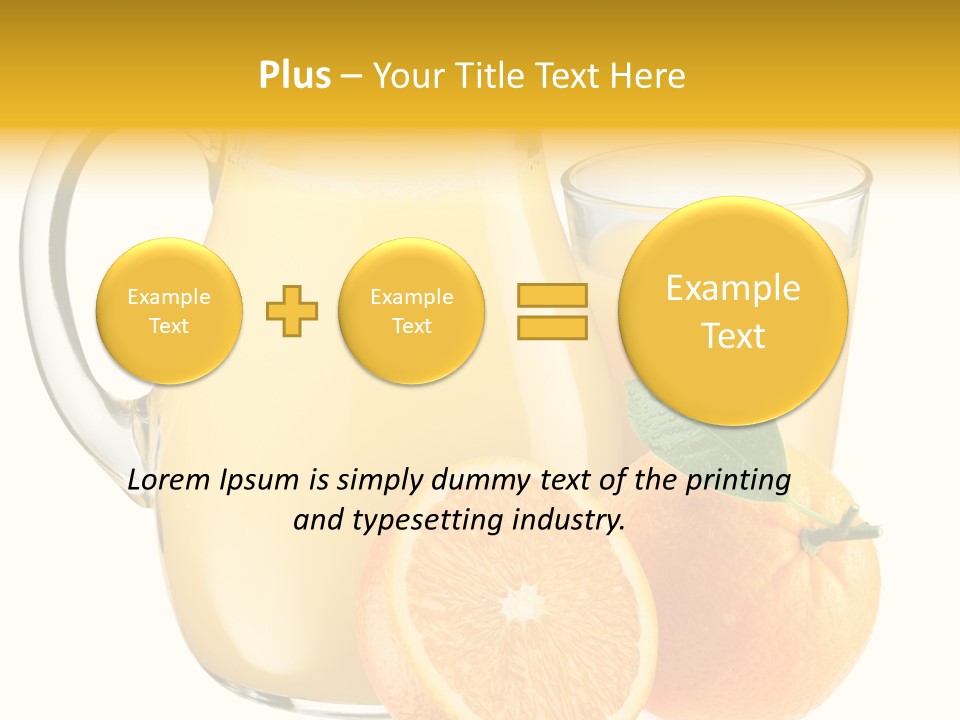 Health Food Piece PowerPoint Template