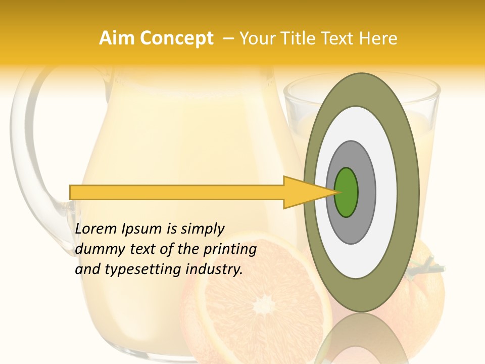 Health Food Piece PowerPoint Template