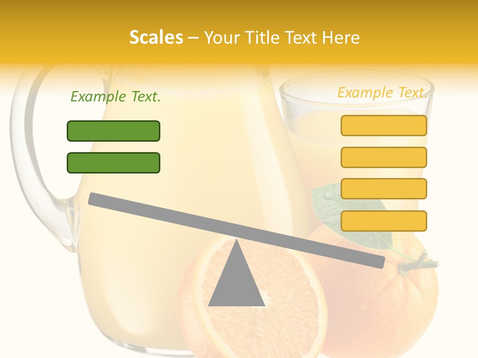 Health Food Piece PowerPoint Template