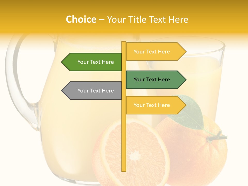 Health Food Piece PowerPoint Template